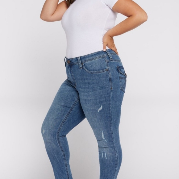 Seven for all mankind jean Mid Rise Starlette Skinny - Picture 3 of 3